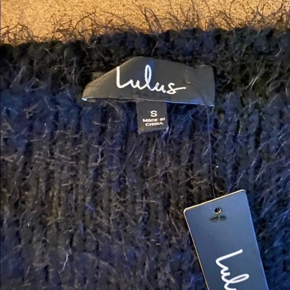 Lulus off the shoulder knit sweater